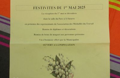 Le Maire nous invite le 1er Mai à CHOCQUES !