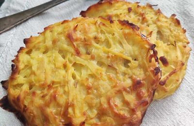 GALETTES de Pomme de Terre à l'Echalote