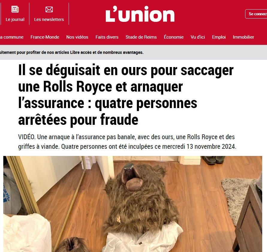 Il ne faut pas escroquer la peau de l'ours