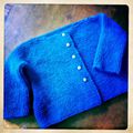 Cropped gilet for baby doll