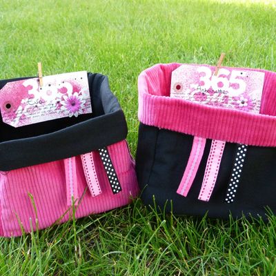 Une commande en Rose et Noir