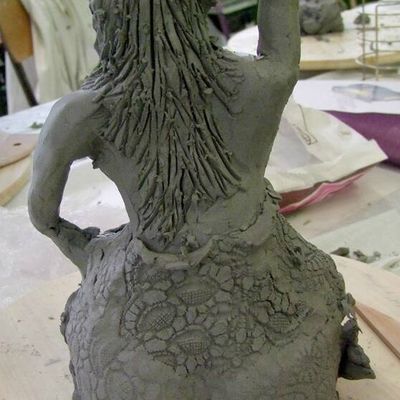 journée sculpture entre filles !