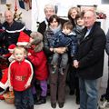 SANS SIRÈNE, LES SAPEURS-POMPIERS AURINIENS ONT (BIEN) ACCUEILLI LE PÈRE NOËL.