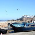 les bateaux bleus d'Essaouira