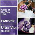 La couleur de l'année 2018: l'ultra violet