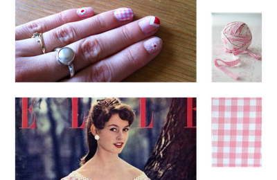 Nail art retro