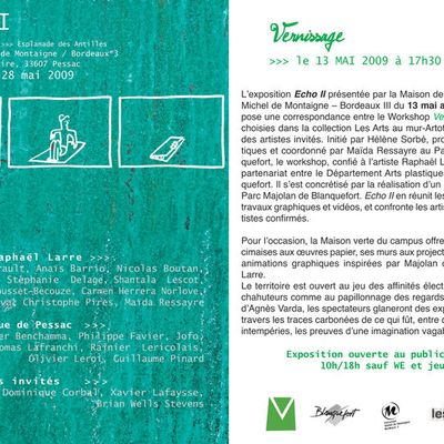 # Exposition ECHO 2 à Bordeaux 3