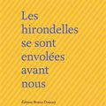 Les hirondelles se sont envolées avant nous, de Hala Mohammad (éd. Bruno Doucey)