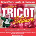 Les tricoteuses solidaires d'Escapades Sambre-Avesnoises participent au Forum des associations de Fourmies les 15 et 16/09