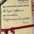 Le cercle littéraire des amateurs d'épluchures de patates, Mary Ann Shaffer & Annie Barrows