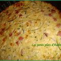 tarte fondante courgettes gingembre