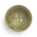 A small 'Yaozhou' ''lotus pond' bowl, Northern Song dynasty (960-1127)