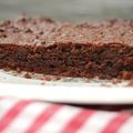 Brownie au chocolat et amandes sans gluten ni produits laitiers