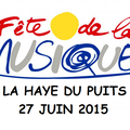 Fête de la musique à La Haye du Puits le 27 juin 2015