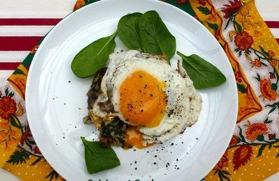 Croquette florentine ( cuisine des restes )