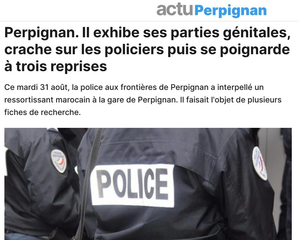 Arrestation mouvementée