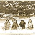 Une très vieille photo + la nourriture des amérindiens en hiver - Very old photo + native winter food