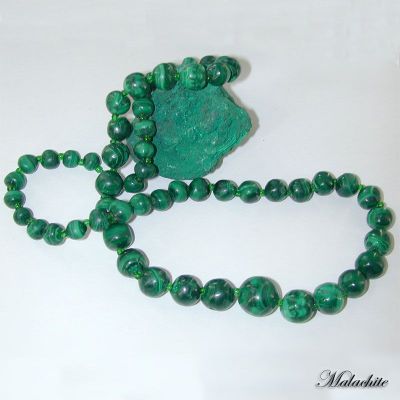 collier malachite