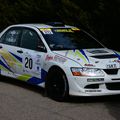  st galmier   36em  rally Baldomérien 42 2018  N°20  7em lancer EVO 8 