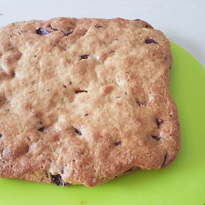 Blondie aux pépites de chocolat