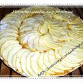 Tarte fine aux pommes ou Flammekueche