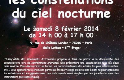 CONFERENCE DECOUVERTE CONSTELLATIONS