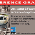 Lyon : conférence gratuite sur l'expertise incendie et explosion