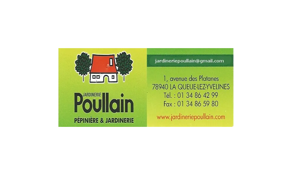 Entreprises Partenaires : Poullain, jardinerie à la Queue lez yvelines