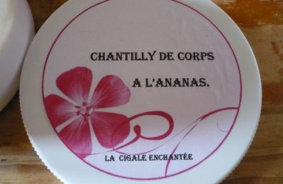 Chantilly de corps à l'ananas 