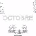 Coloriage: Octobre