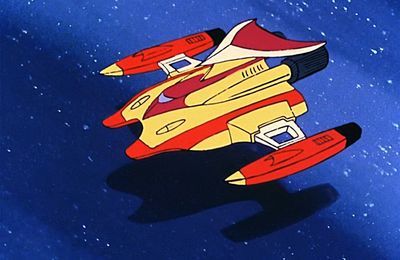 Goldorak et Vénusiak le vaisseau de Vénusia