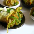 Crêpes aux courgettes ou mariage du Maroc et du Cambodge