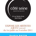 EXPOSITION au Restaurant Côté Seine - SAINT DENIS