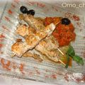 Brochettes de saumon en bonne compagnie !