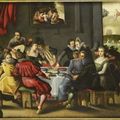 Ecole Flamande vers 1620, entourage de Ambrosius Francken, Scène de banquet