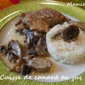 Cuisses de canard au jus