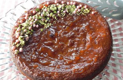 Gâteau aux poires et pistaches de Nigella, sans gluten et sans lactose