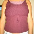 Débardeur aubergine Zara - 8 € °VENDU°