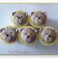 Cupcakes "Têtes d' ours"