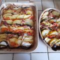 Menu du jour - Tian aux deux chèvres