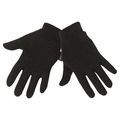 Sous-gants en soie noire