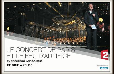 Concert de Paris et Feu d'Artifice à Paris