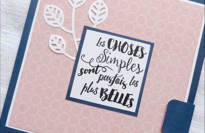 Mini Swirlcards "Les choses simples sont parfois les plus belles"