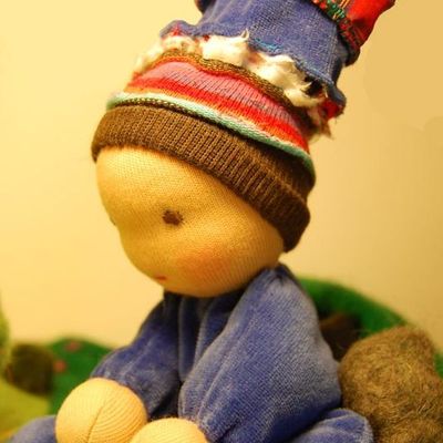 Lutin Waldorf bonnet spécial!