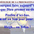 THEOLOGIE DE LA PROCRASTINATION