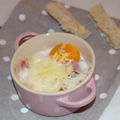 MINI COCOTTE OEUF - JAMBON CUIT - CHAMPIGNONS