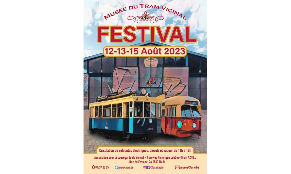 Festival Tramways - Thuin (Belgique) - 15 août 2023