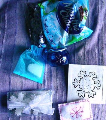 le colis que Gwendaelle m'a envoyé