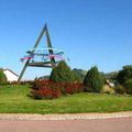 Rond-point à Arpajon sur Cère
