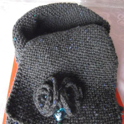 ensemble bonnet écharpe terminé